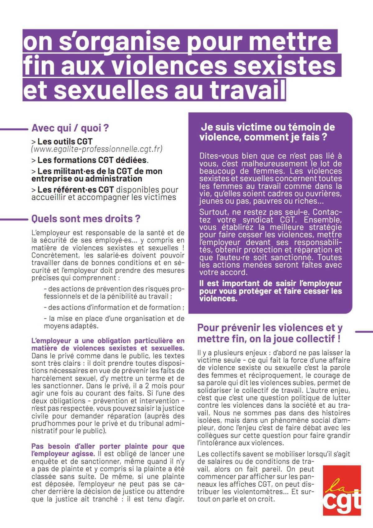 Luttons toute l'année contre les violences faites aux femmes !