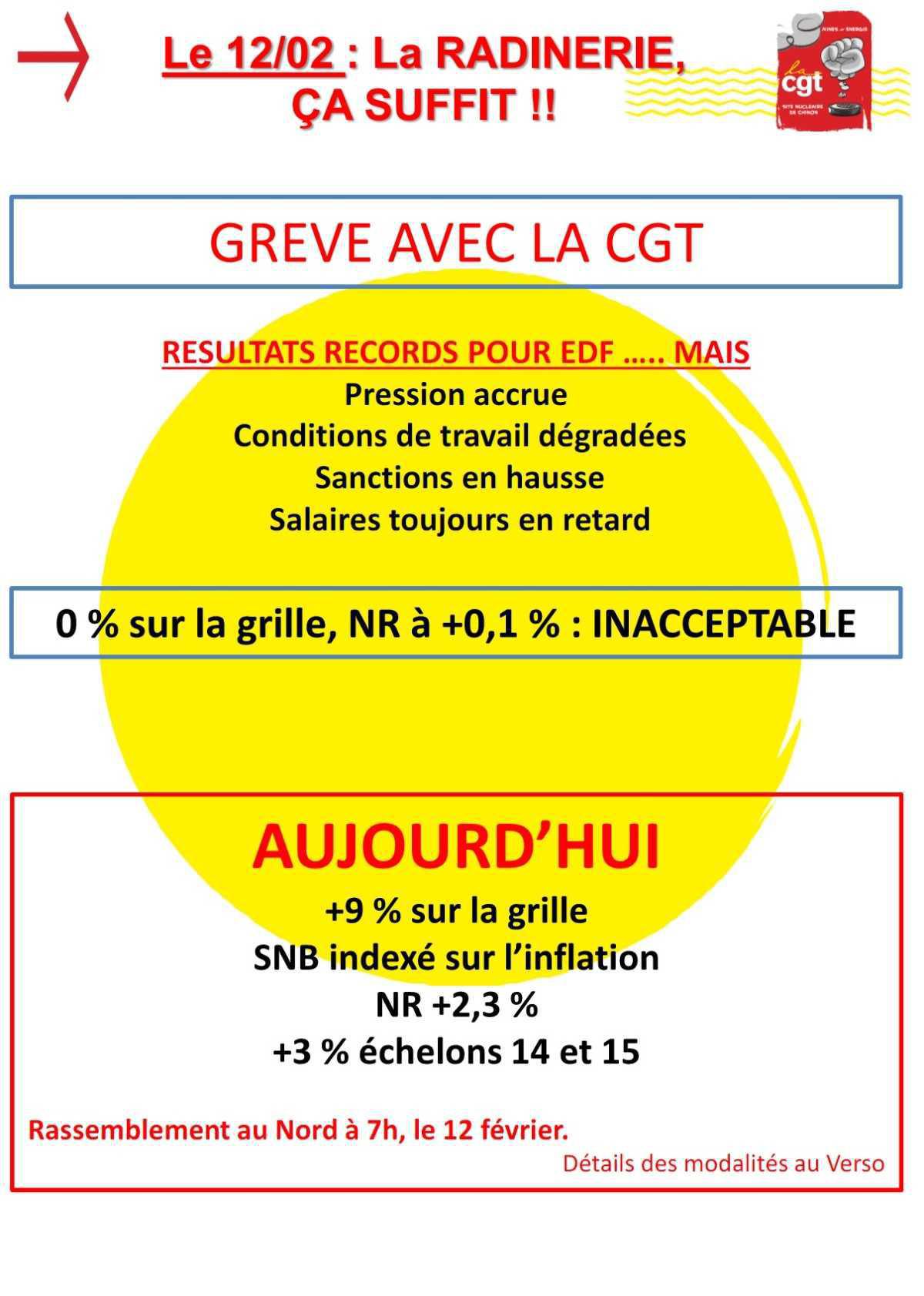 GREVE le 12 février