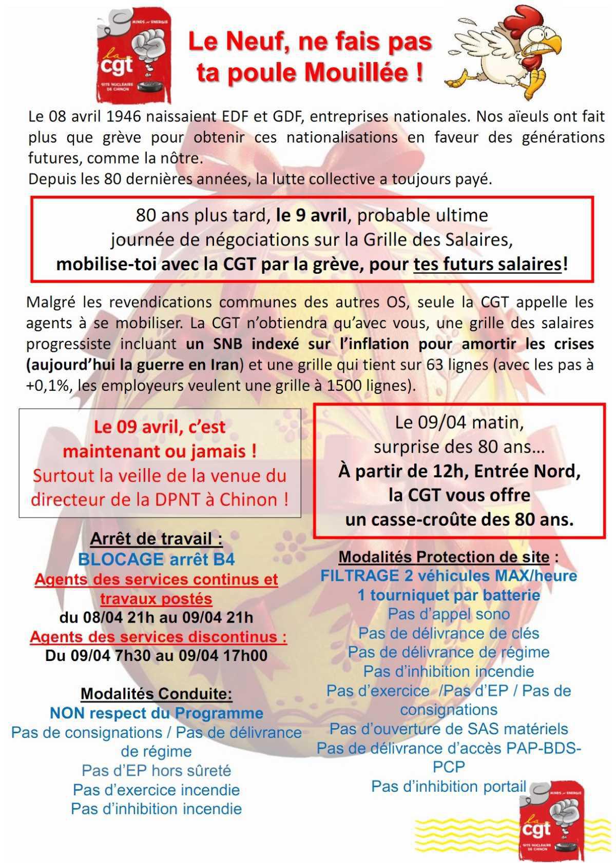 le 9 avril, Mobilise toi pour ton Salaire !