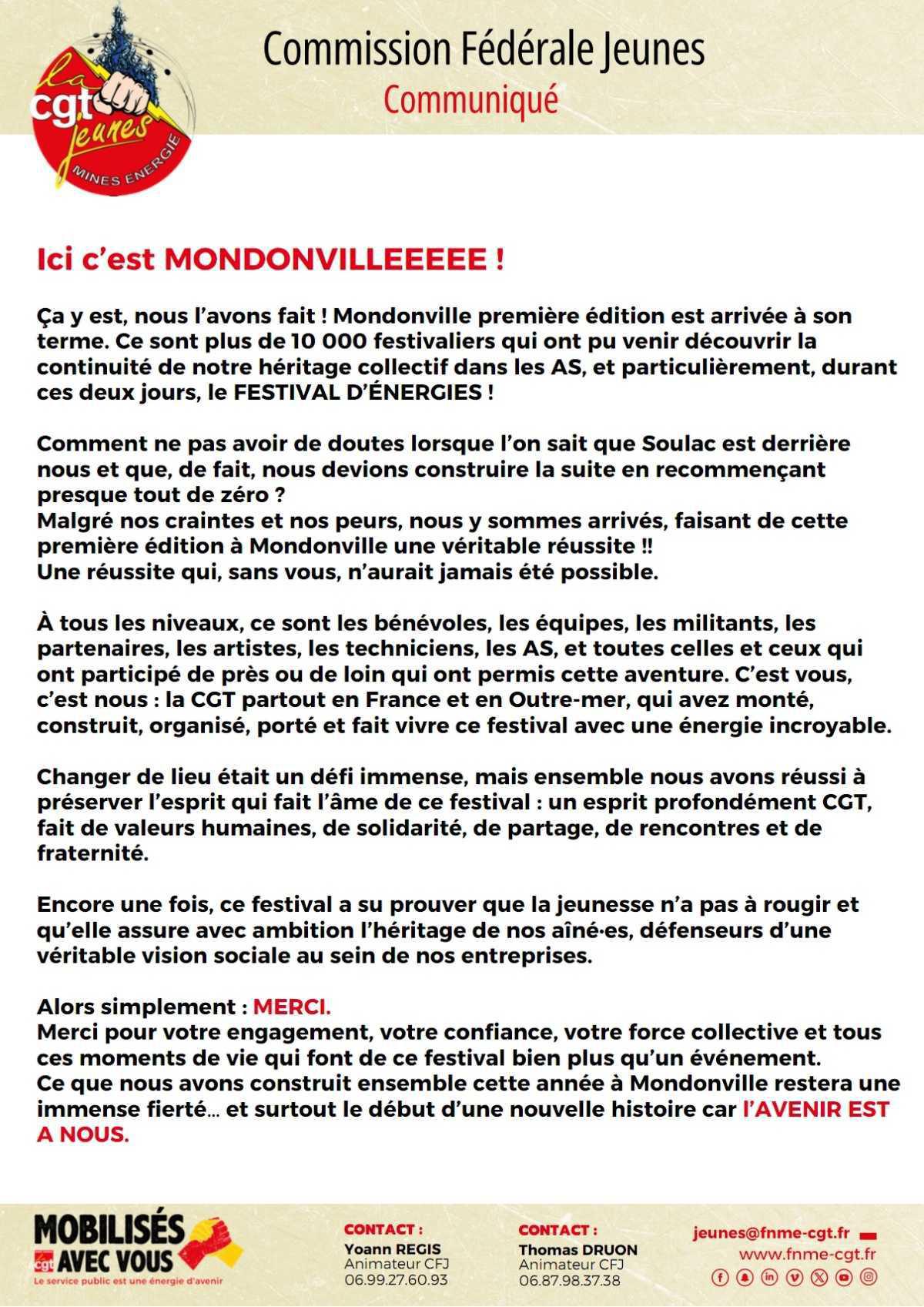 Festival Jeune à Mondonville : Une réussite !