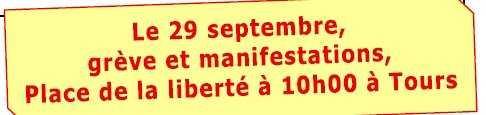 Défense des Services Publics le 29/09.