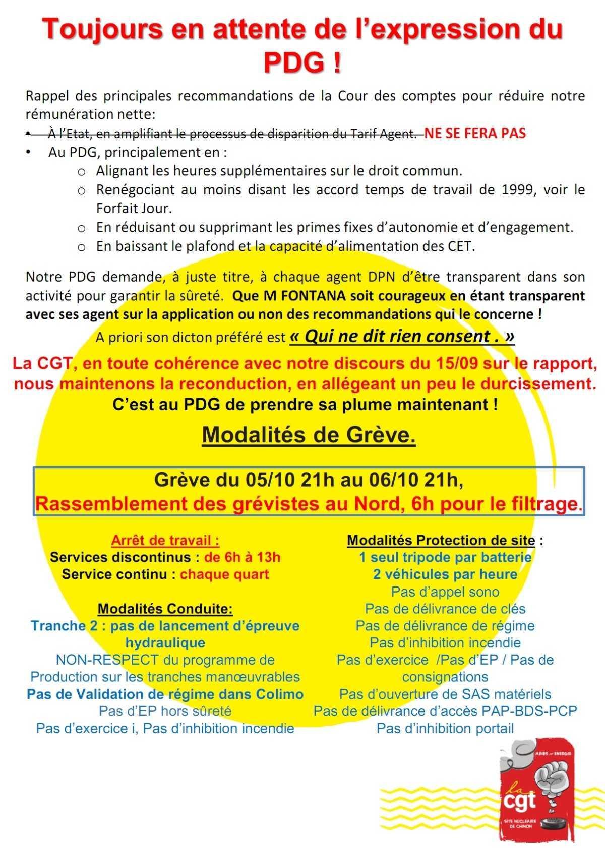Maintenant, on attend le PDG !