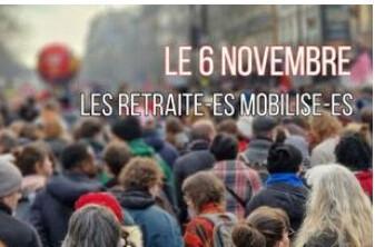 6 novembre : La mobilisation des retraités aussi celle des actifs !