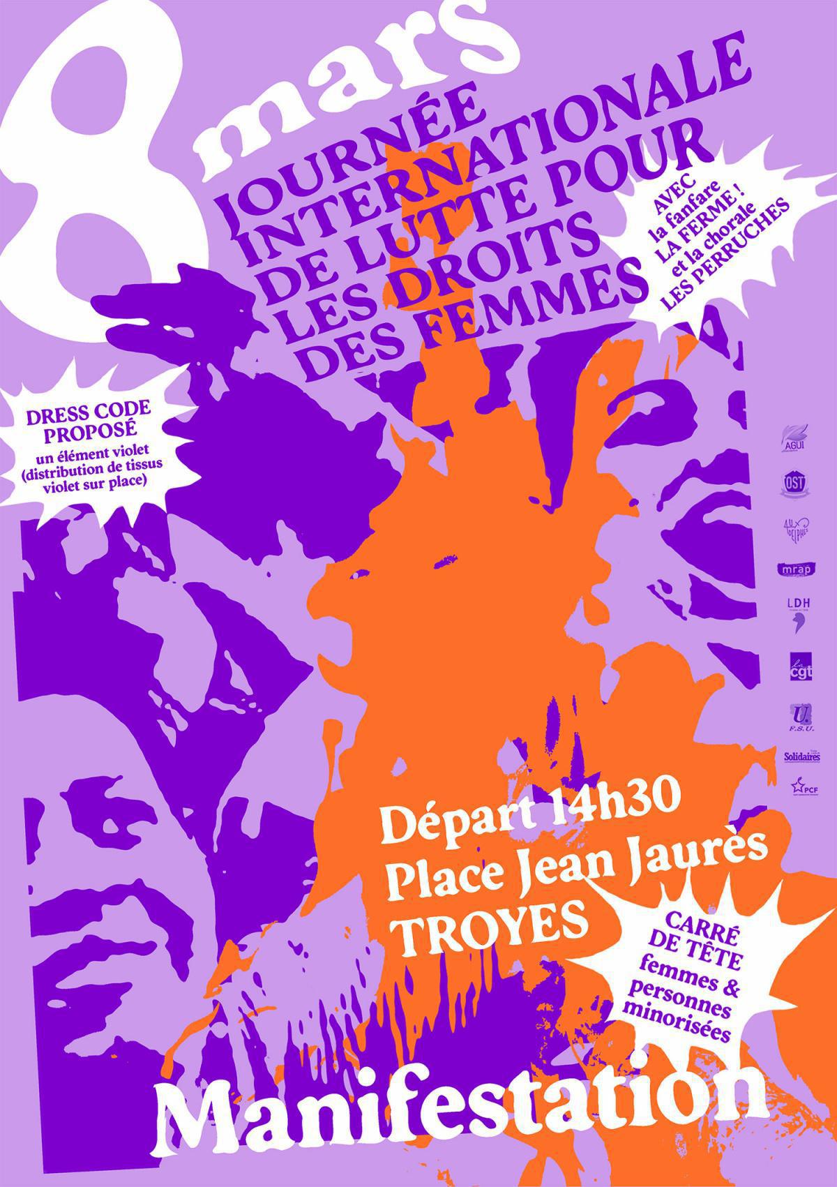8 mars : on manifeste pour les droits des femmes !