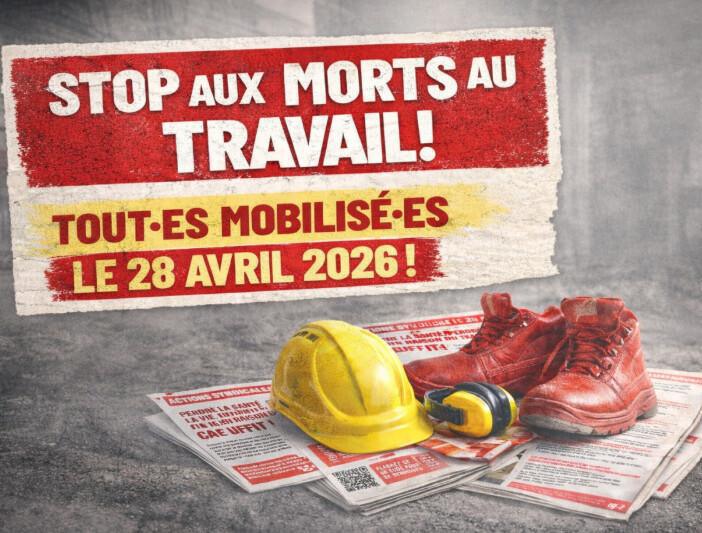 Rassemblement le 28 avril à 11h devant le Medef : STOP AUX MORTS AU TRAVAIL Rassemblement le 28 avril à 11h devant le Medef : STOP AUX MORTS AU TRAVAIL
