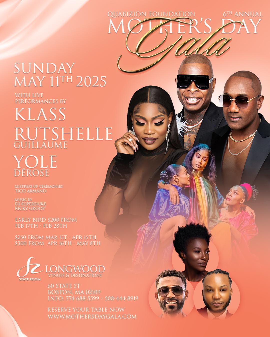 6th Annual Mother’s Day Gala hosted by the Quabizion Foundation 
