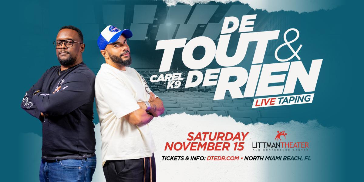 DE TOUT ET DE RIEN LIVE TAPING