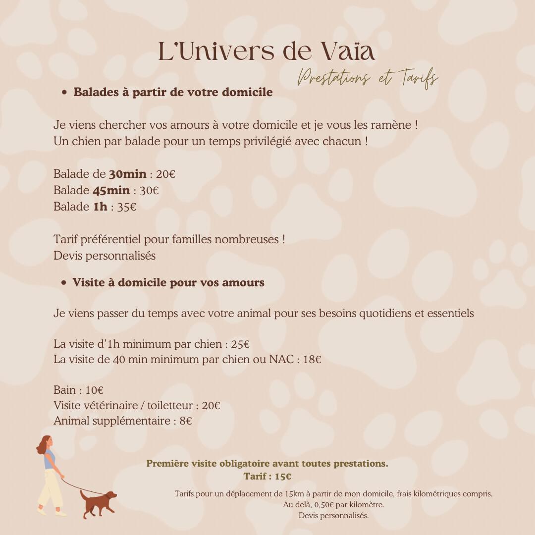 L’Univers de Vaïa : -10% sur votre première prestation ! 🐾