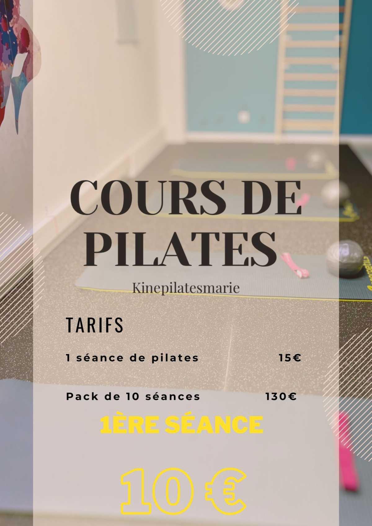 🧘‍♀️ Offre spéciale Pilates : première séance à 10€ avec Marie 🧘‍♂️