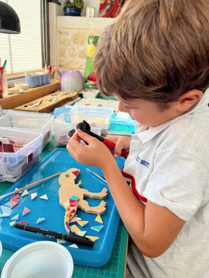 🧩 Atelier mosaïque en famille avec Murielle 🧩 Atelier mosaïque en famille avec Murielle