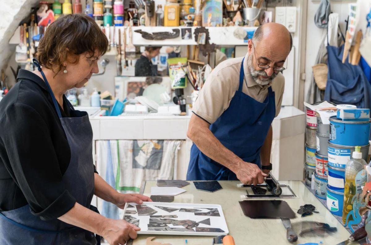 🪶 Gravure à la pointe sèche avec Alain 🪶 Gravure à la pointe sèche avec Alain