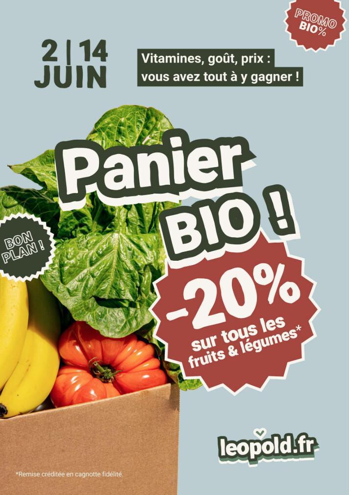 -20% sur les fruits et légumes chez Léopold