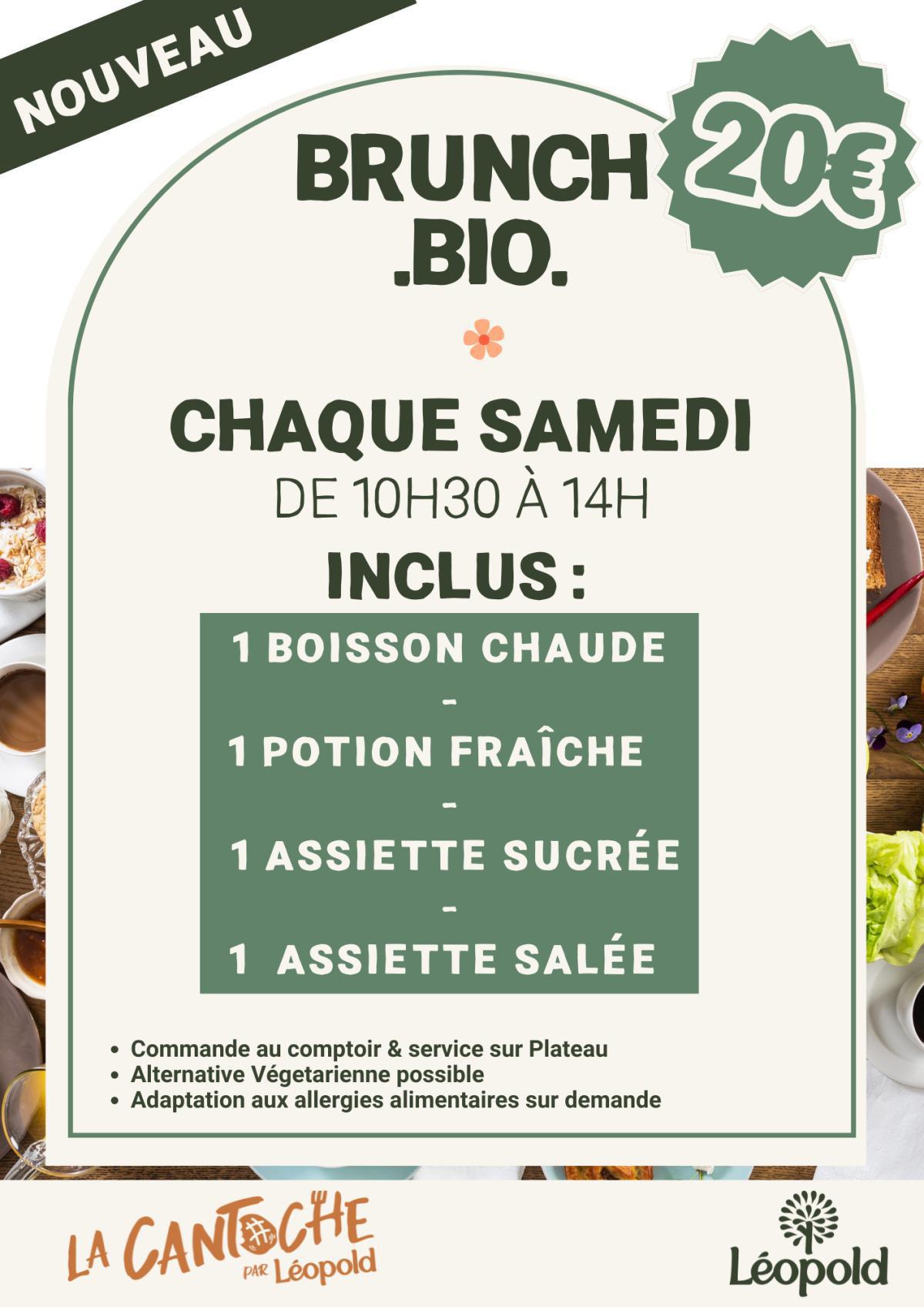 🥗 Découvrez le brunch bio de La Cantoche 