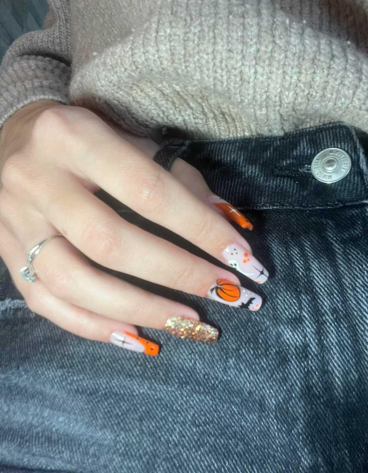 Ongles Pailletés
