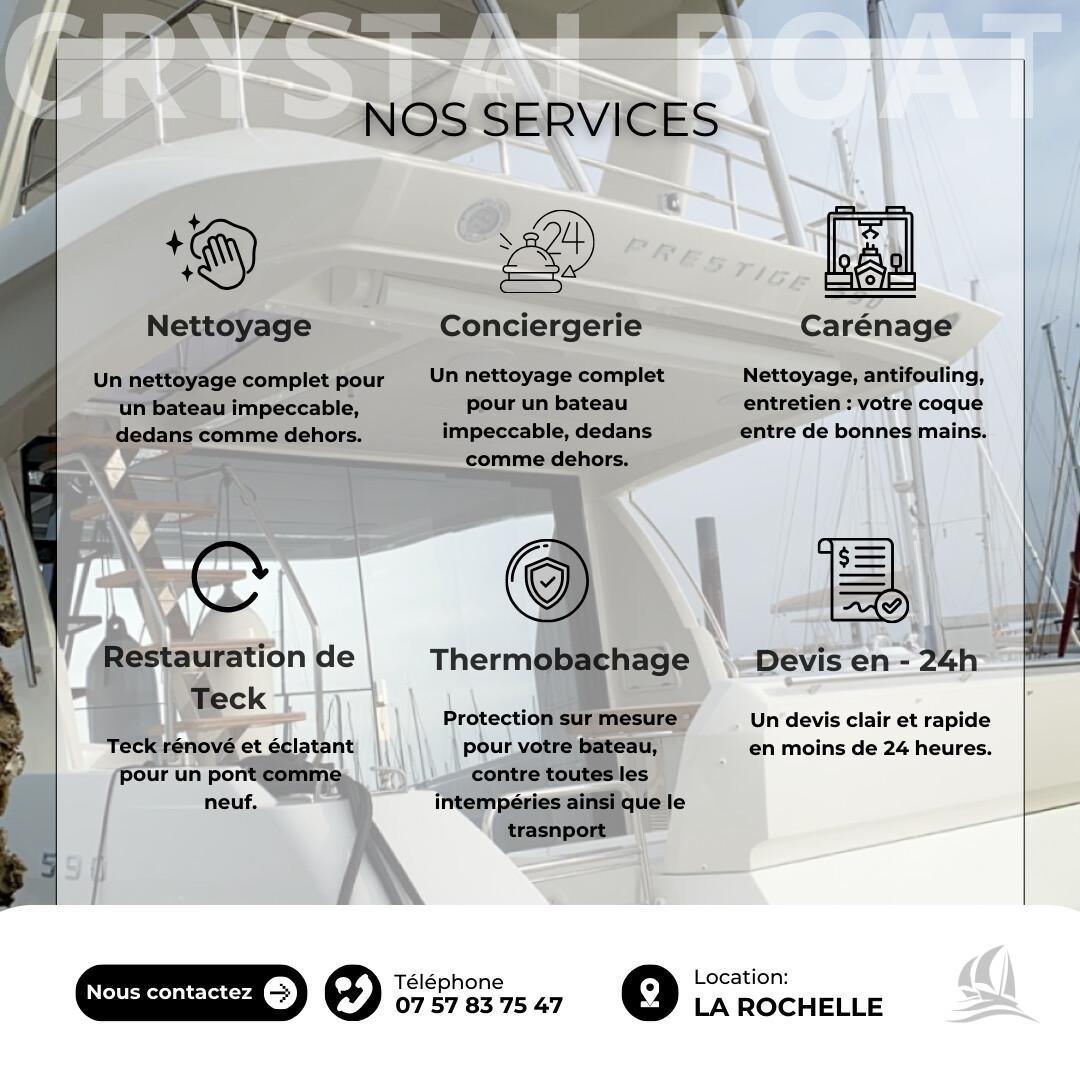 CRYSTAL BOAT – Nettoyage & conciergerie nautique