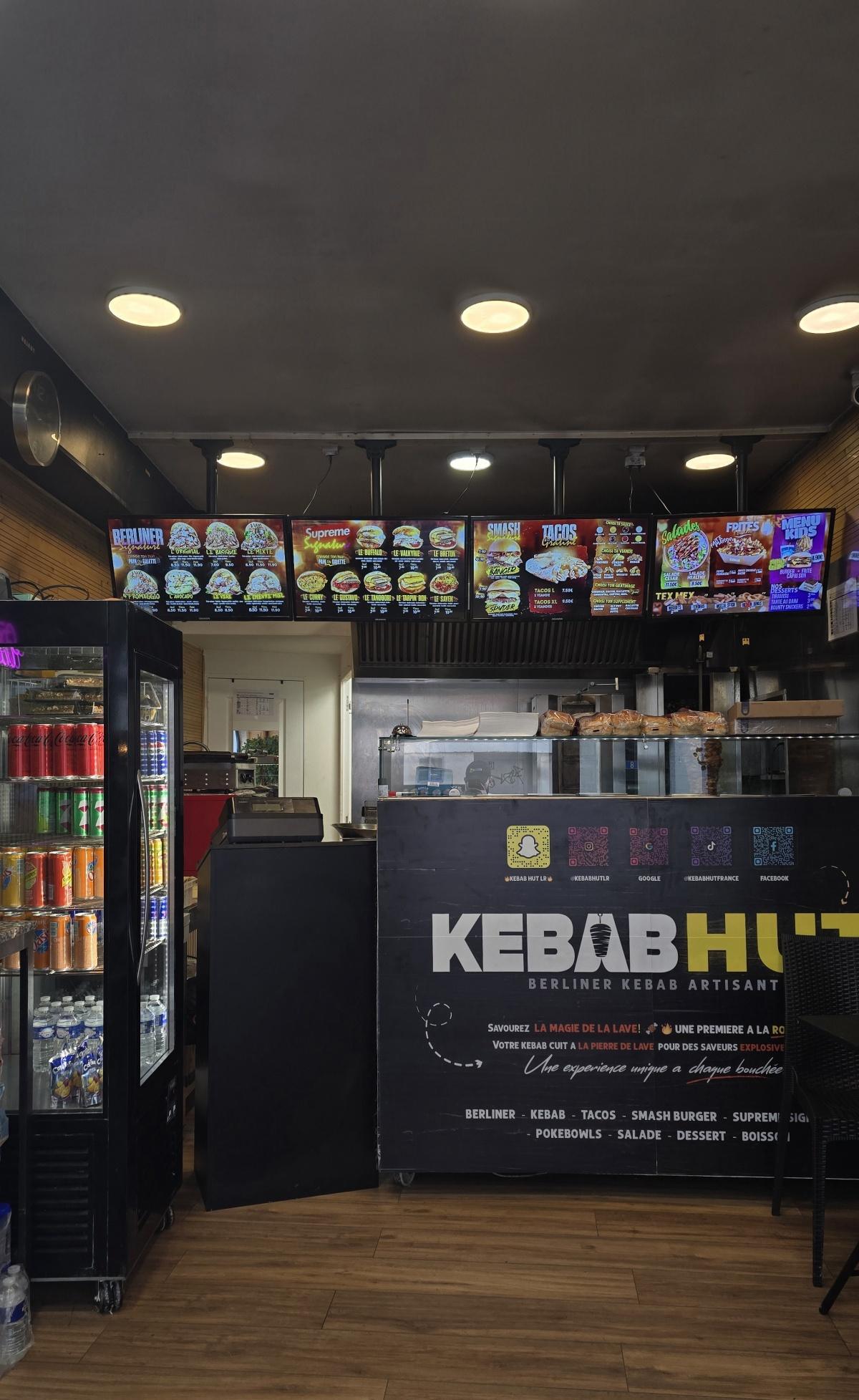 Une 2e boisson OFFERTE pour l’achat d’un menu chez Kebab Hut