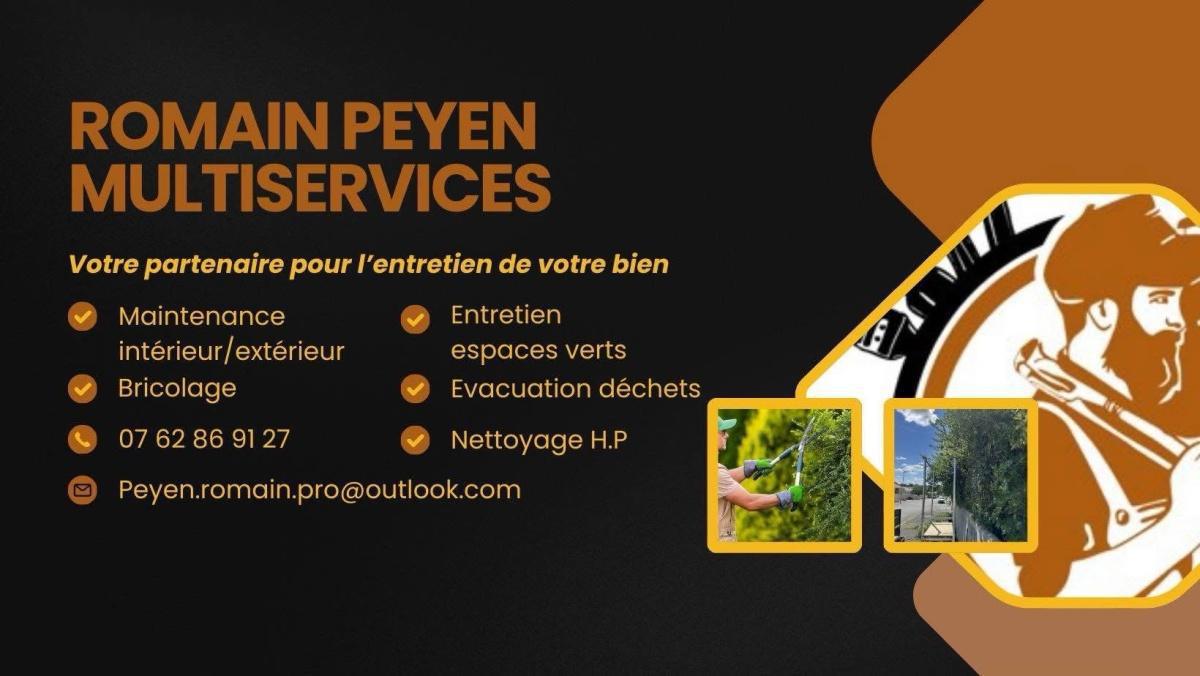 –10 % sur votre facture d'entretien avec Peyen Romain Multiservices
