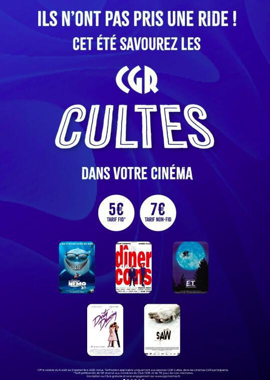 🎬 Le CGR des Minimes ressort des films cultes cet été !