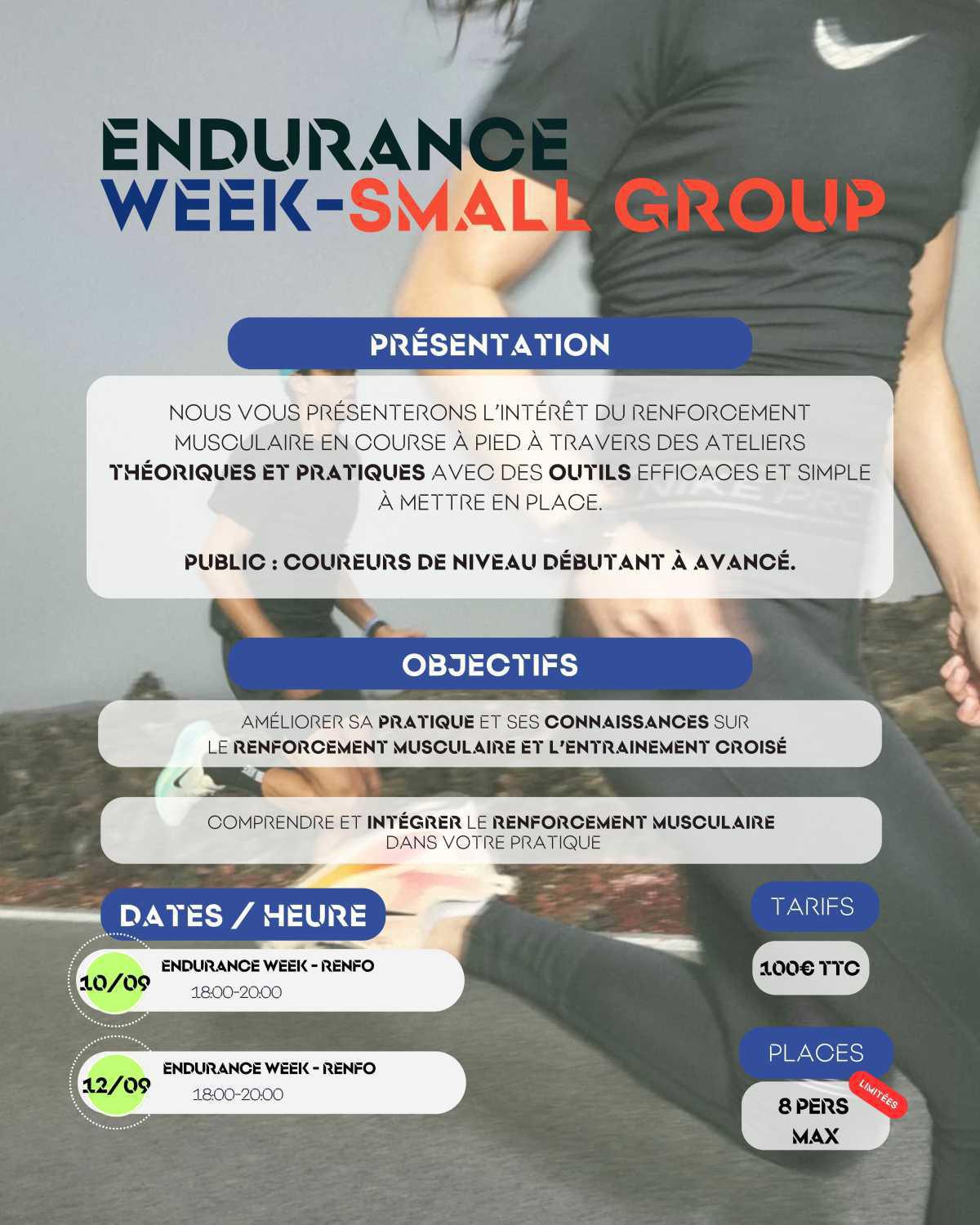 🏃 Mana Gym Endurance Week – Spécial Course à pied & Préparation physique