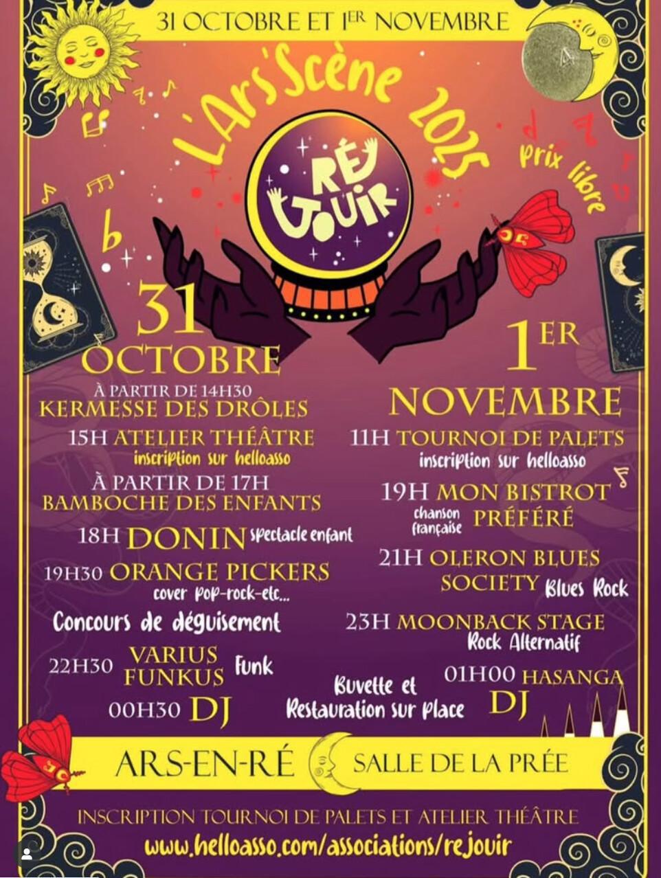 Festival L’Ars’Scène 2025 Ars-en-Ré