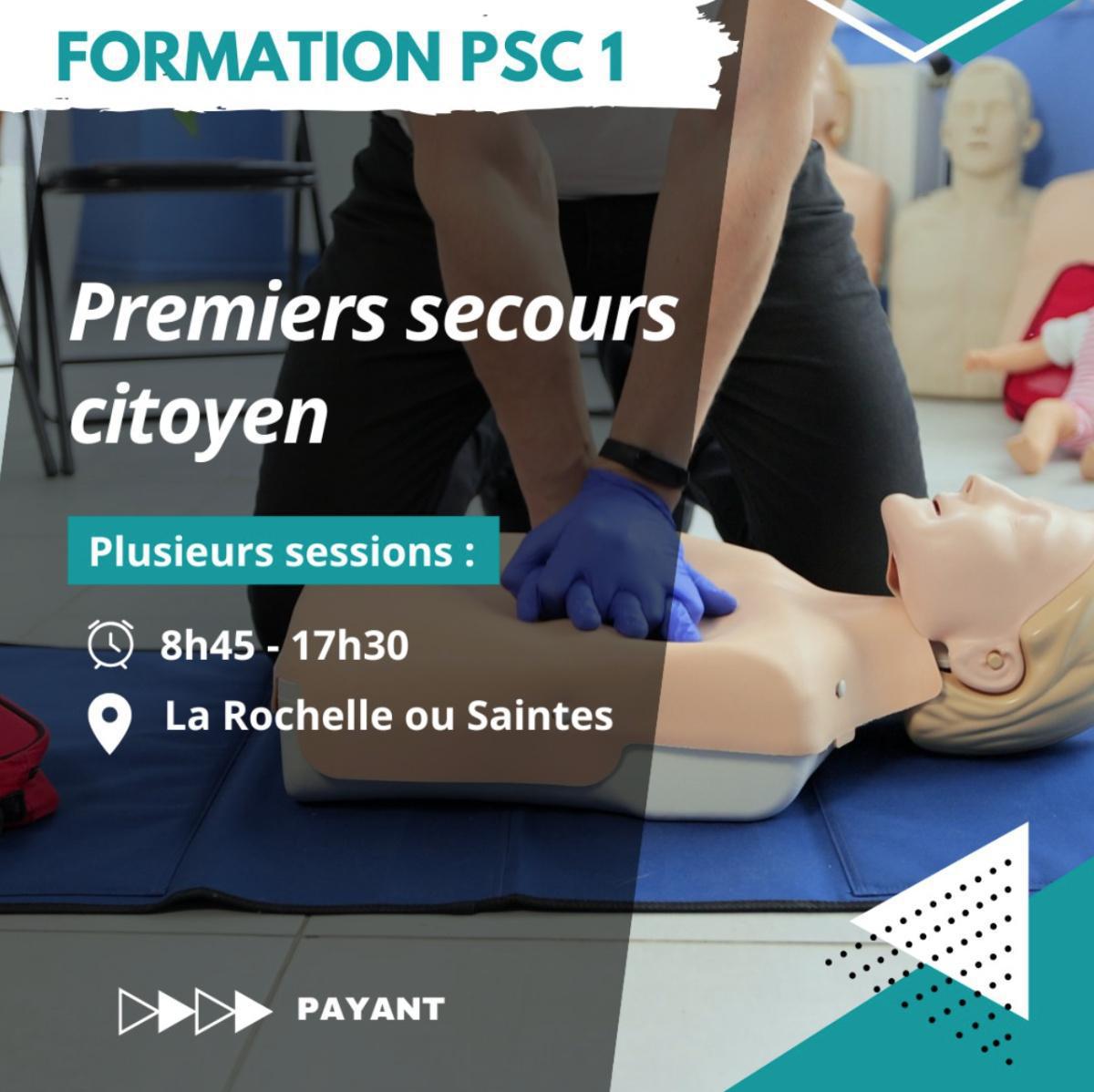 Formation PSC1 – Premiers Secours Citoyen à La Rochelle