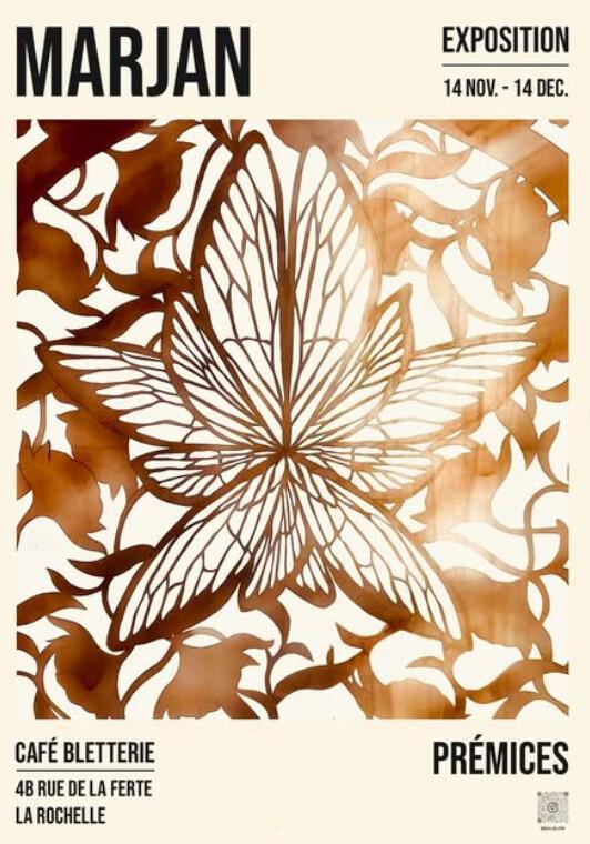 Exposition Marjan – Prémices au Café Bletterie