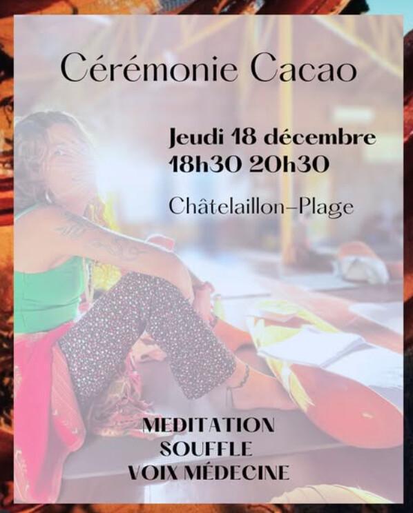 Cérémonie Cacao à Châtelaillon Cérémonie Cacao à Châtelaillon