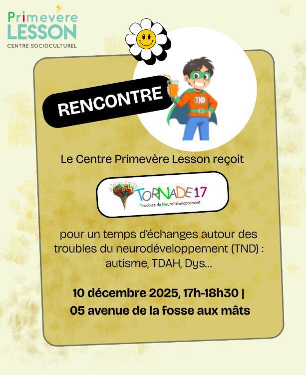 Rencontre TND – Primevère Lesson