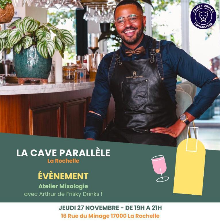 Atelier mixologie à La Cave Parallèle Atelier mixologie à La Cave Parallèle