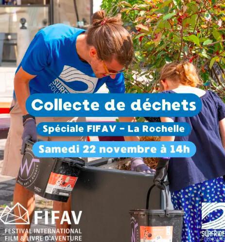 Collecte de déchets spéciale FIFAV : mobilisation citoyenne ce samedi 22 novembre à La Rochelle