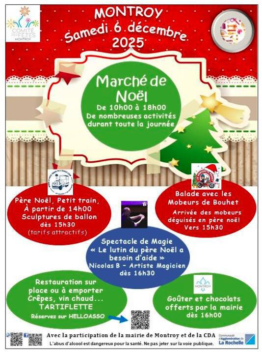 Marché de Noël à Montroy