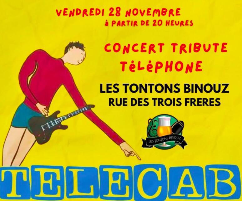 Concert Tribute Téléphone – Telecab
