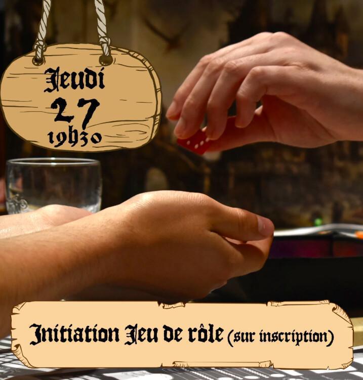 Initiation Jeu de rôle Initiation Jeu de rôle