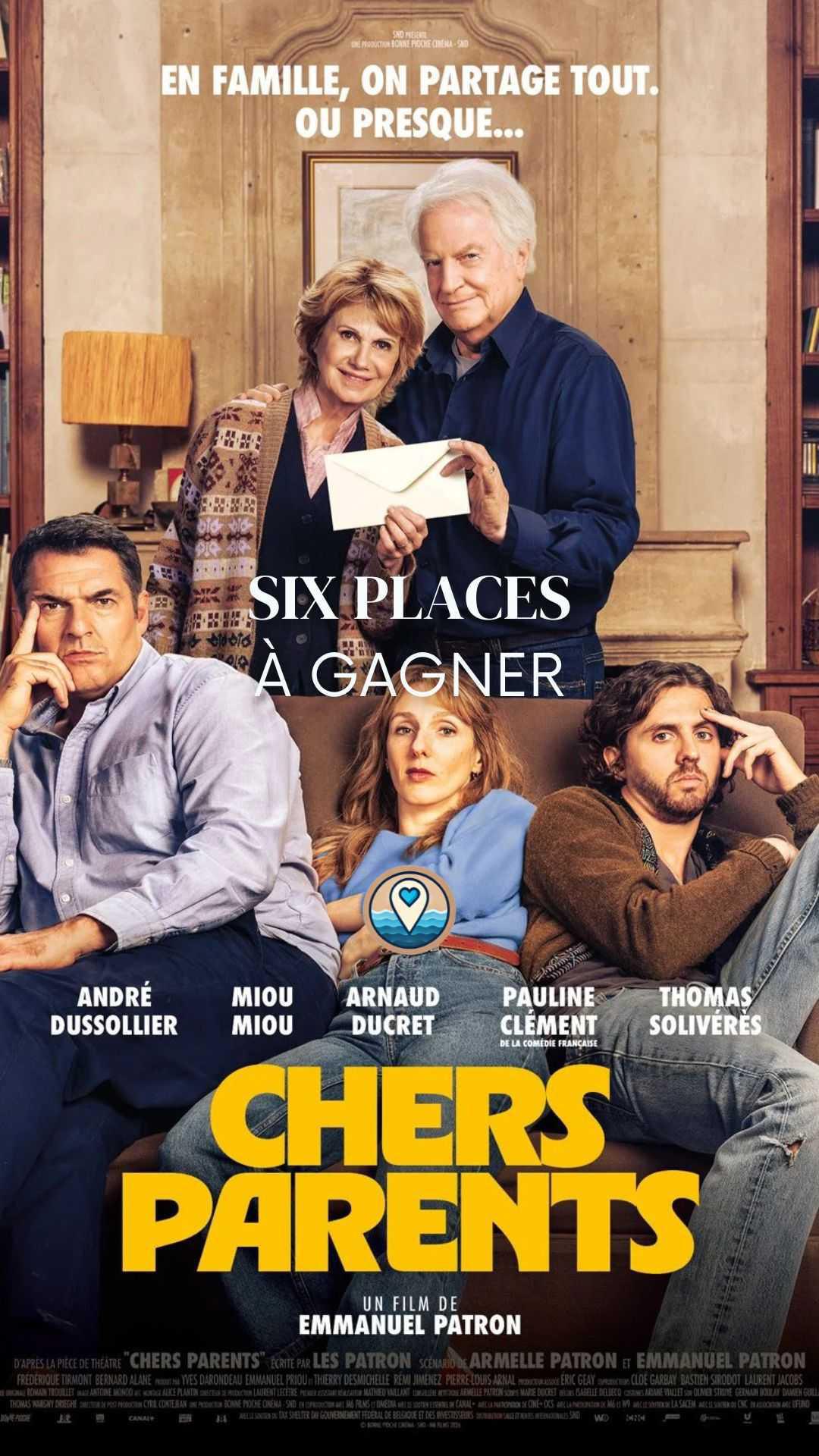 🎬 Concours : gagnez vos places pour l’avant-première « Chers Parents » au CGR La Rochelle !