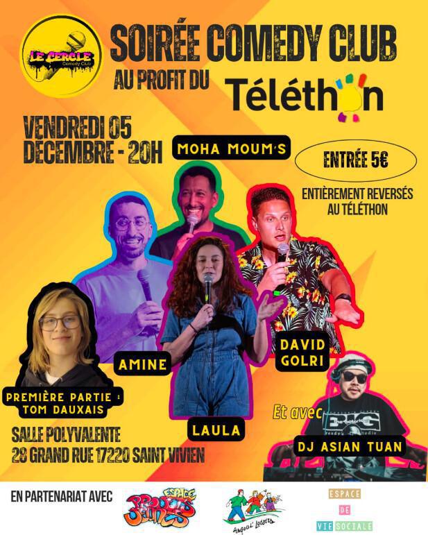 Comedy Club Téléthon Saint-Vivien
