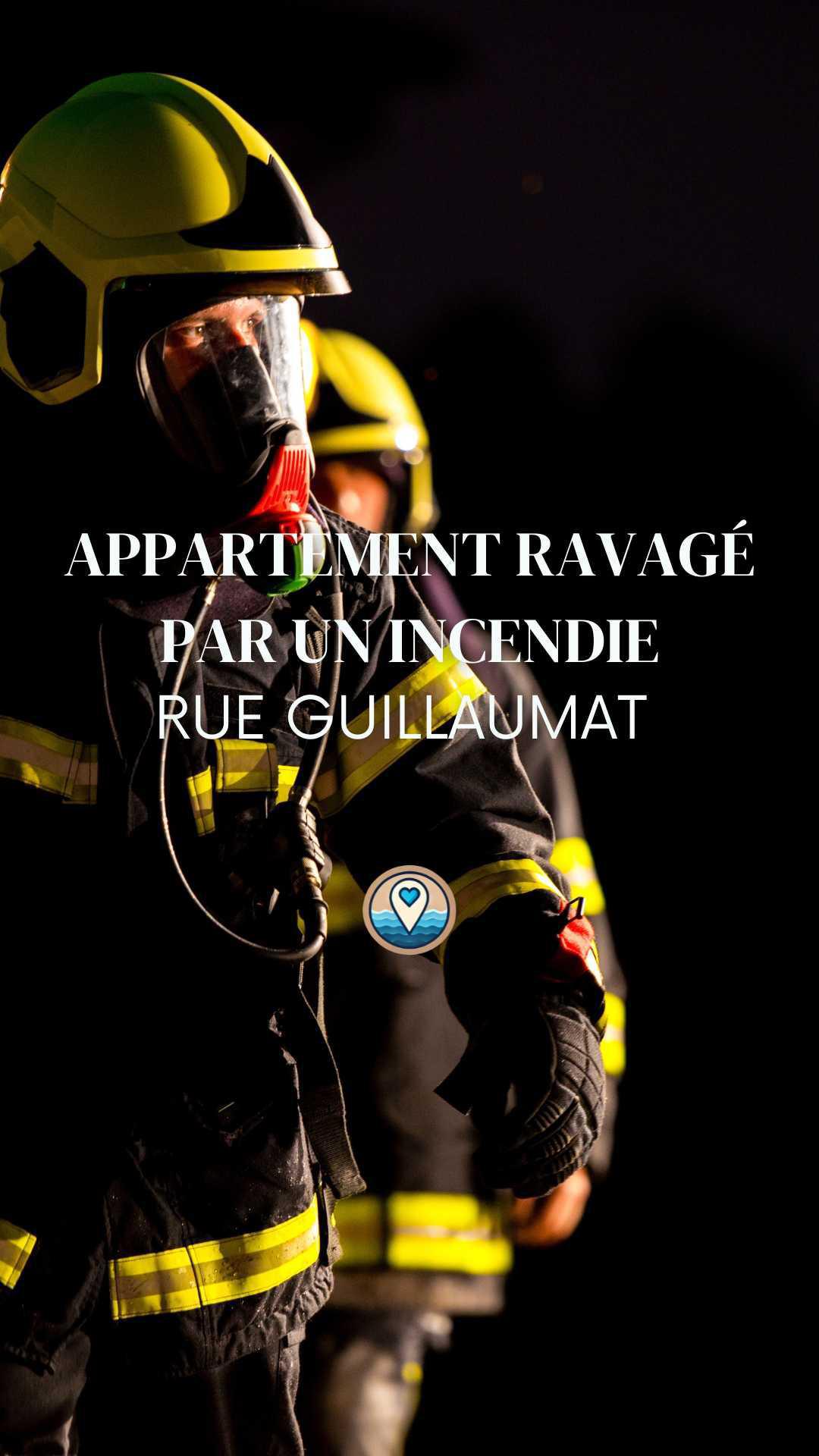 La Rochelle : un appartement ravagé par un incendie rue Guillaumat