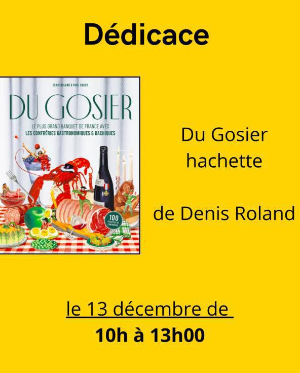 Dédicace Denis Roland