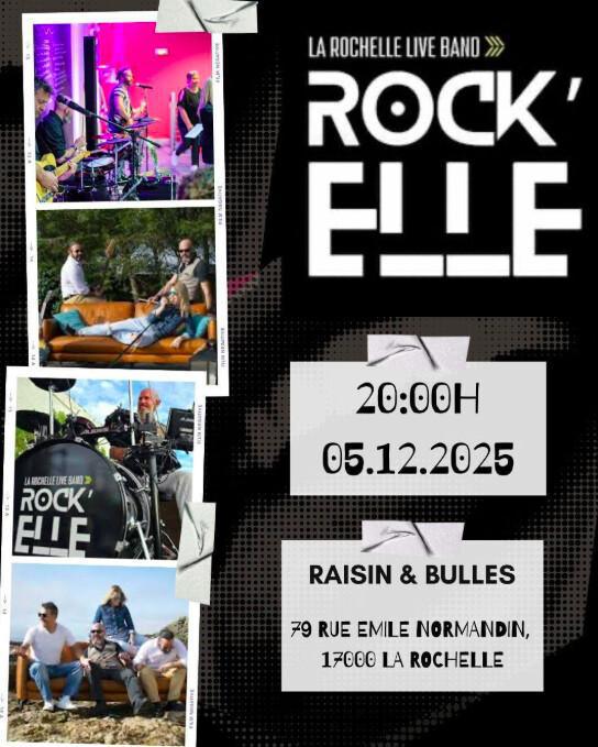 Concert Rock’Elle à Raisin & Bulles Concert Rock’Elle à Raisin & Bulles