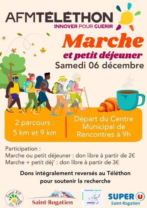 Matinée Téléthon à Saint-Rogatien