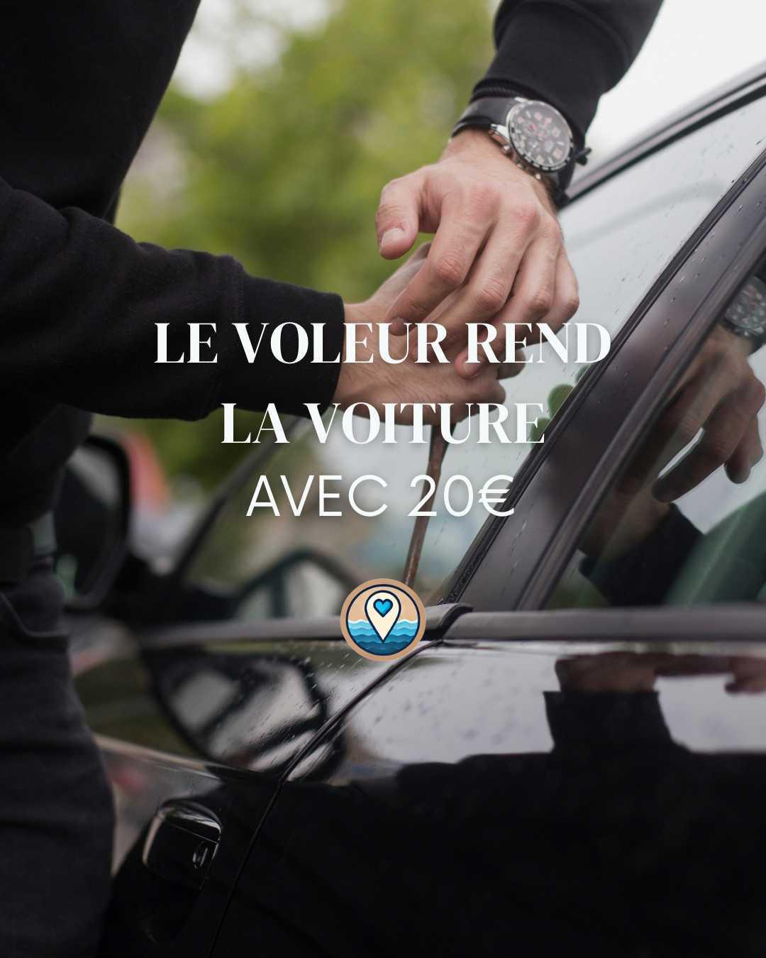 La Rochelle : un voleur ramène la voiture volée… avec 20 € et un mot d’excuse