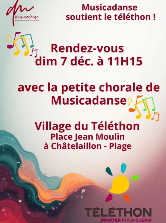 Chorale Musicadanse au Téléthon