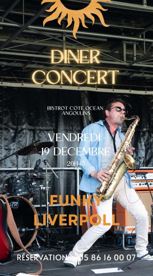 Dîner-Concert Funky Liverpool Dîner-Concert Funky Liverpool