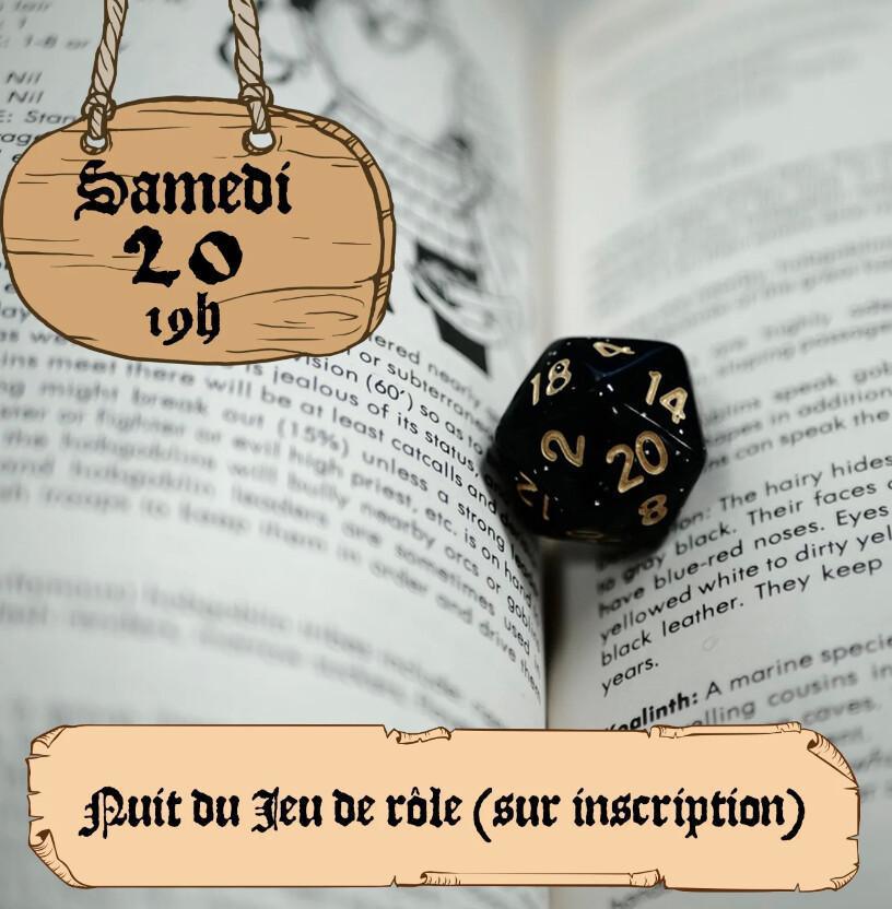 Nuit du Jeu de Rôle au Café Bar Indécis
