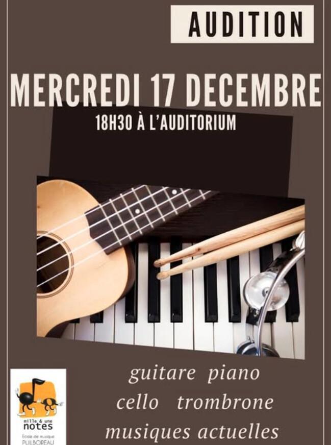 Audition musicale