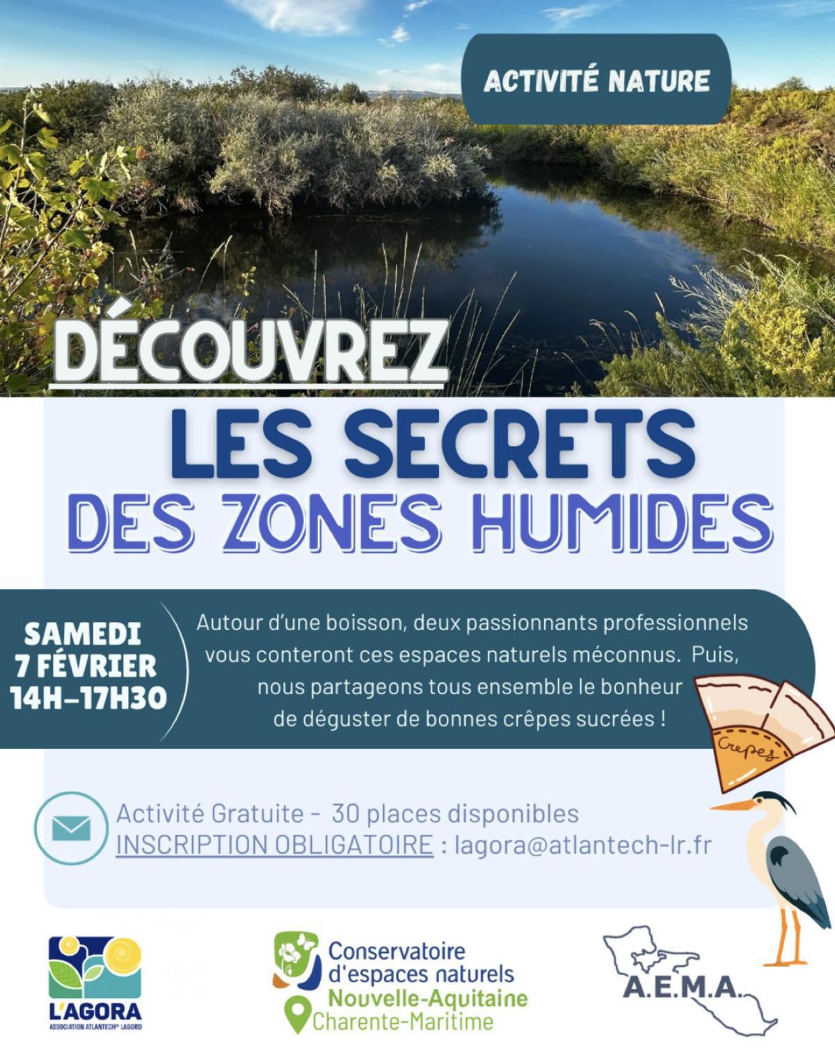 Découvrir les secrets des Zones Humides à L'Agora