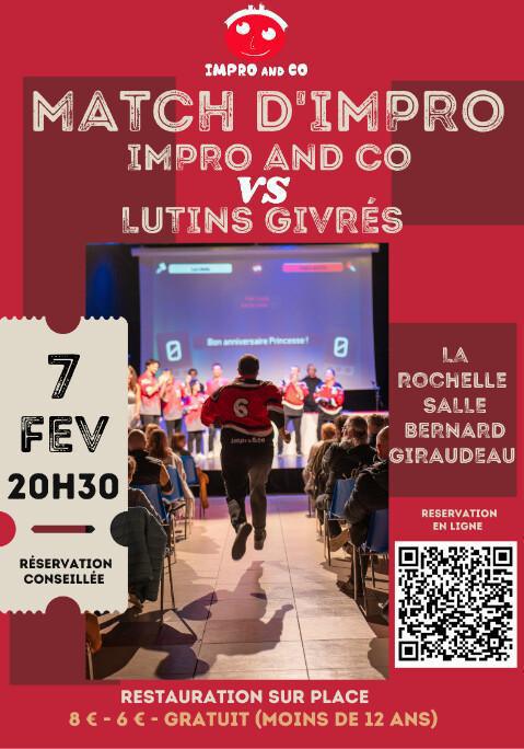 Match d'improvisation à la Salle Bernard Giraudeau