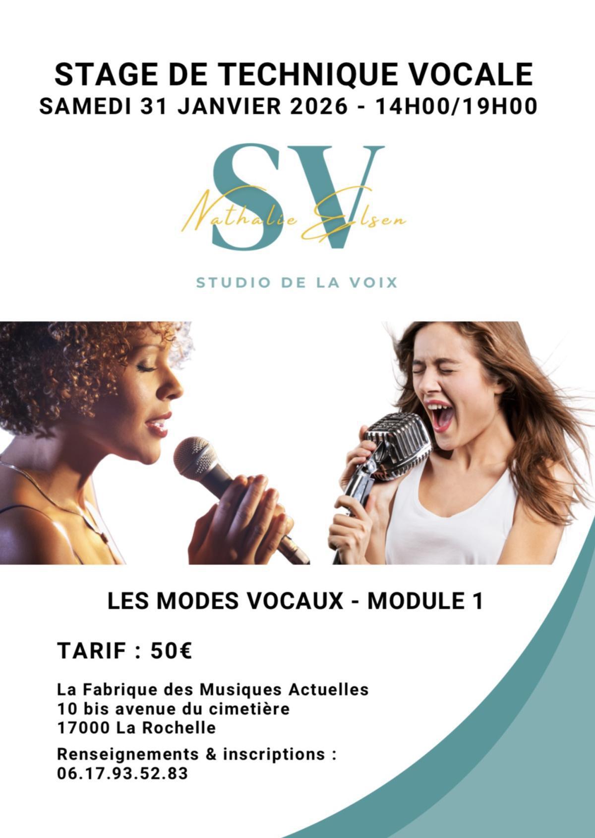 Stage de technique vocale 