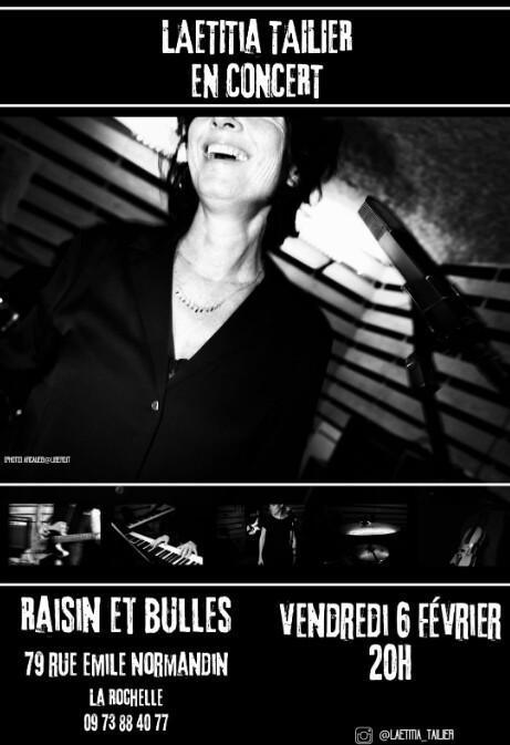 Concert Laetitia Tailier chez Raisin et Bulles Concert Laetitia Tailier chez Raisin et Bulles