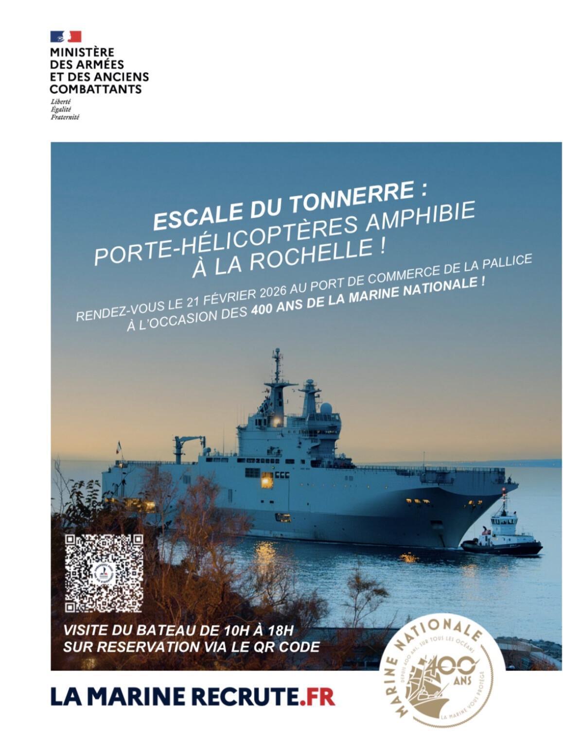 Escale du PHA Tonnerre au Port de Commerce