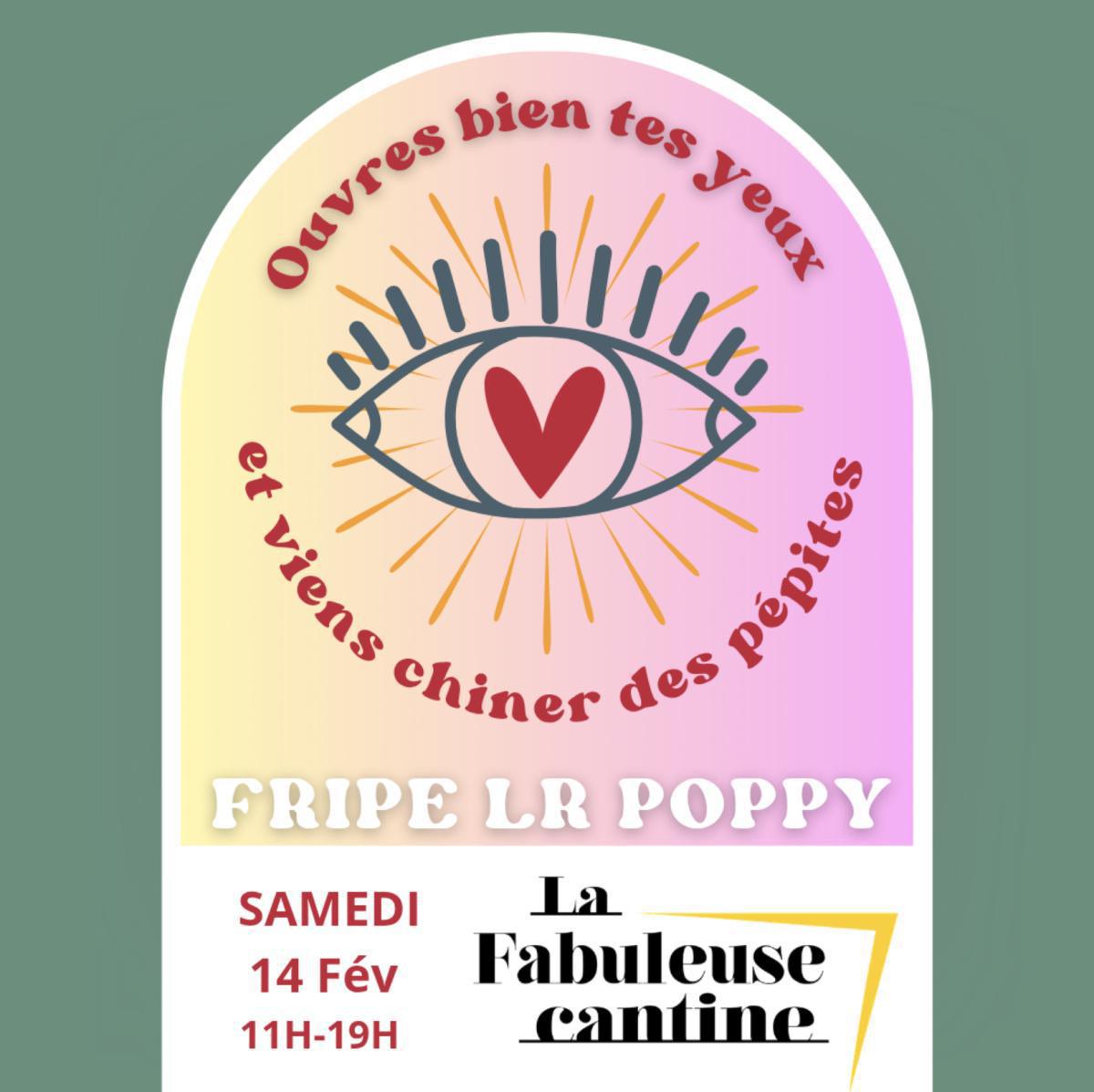 Friperie LR POPPY à La Fabuleuse Cantine Friperie LR POPPY à La Fabuleuse Cantine